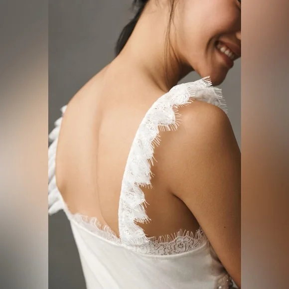 Anthropologie Forever That Girl Pearl Embellished Sleeveless top Small - Picture 2 of 8